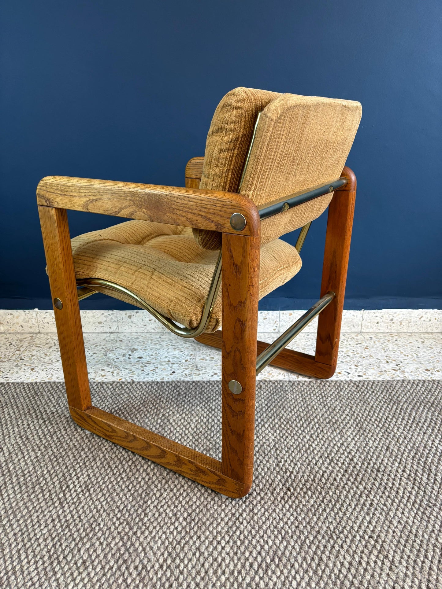 Set of 6 Upholstered Chairs 1980s