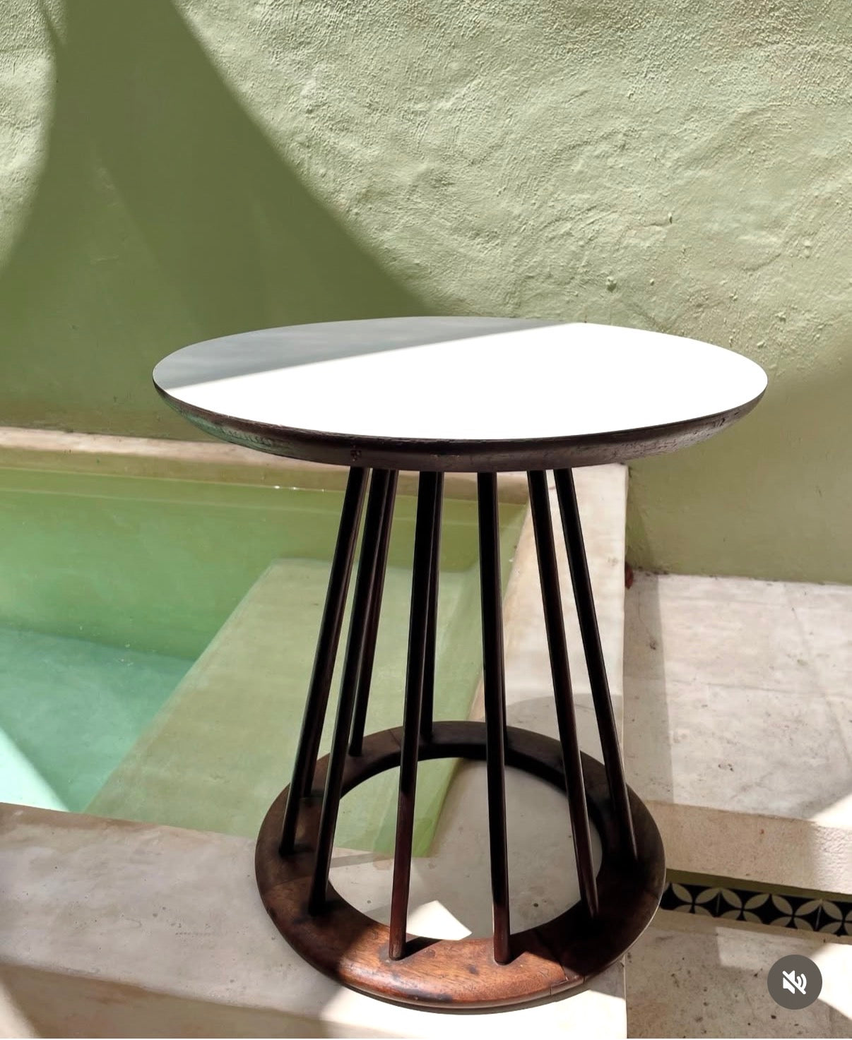 Small Spindle Sidetable