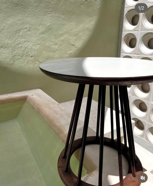 Small Spindle Sidetable