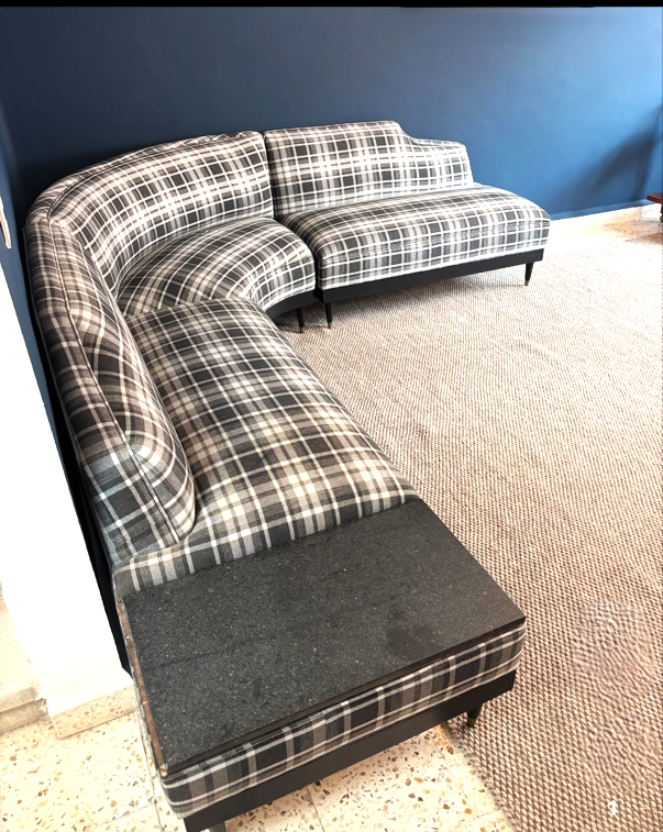 Midcentury 3 Piece Sofa