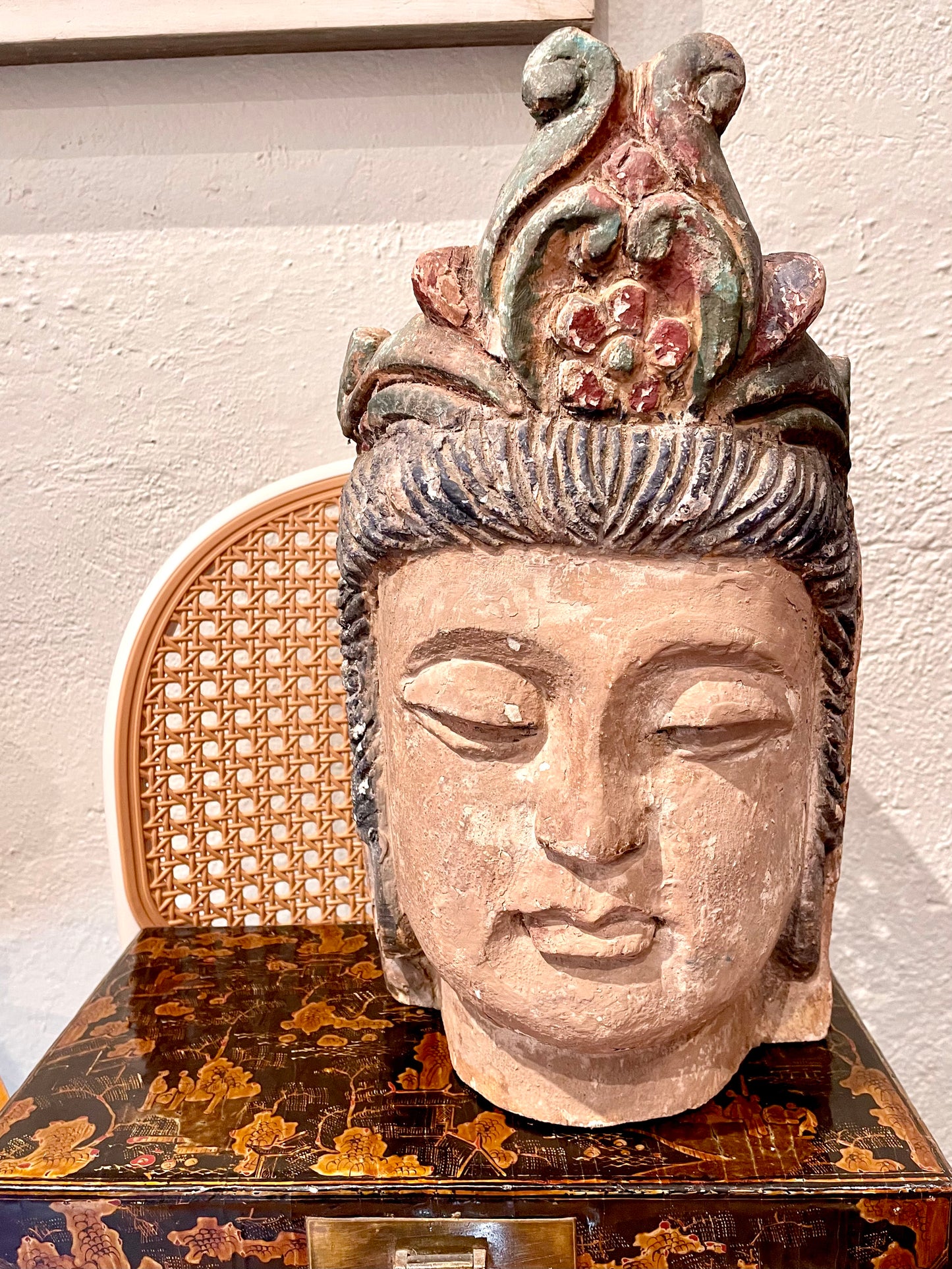 Guanyin Wood Carving