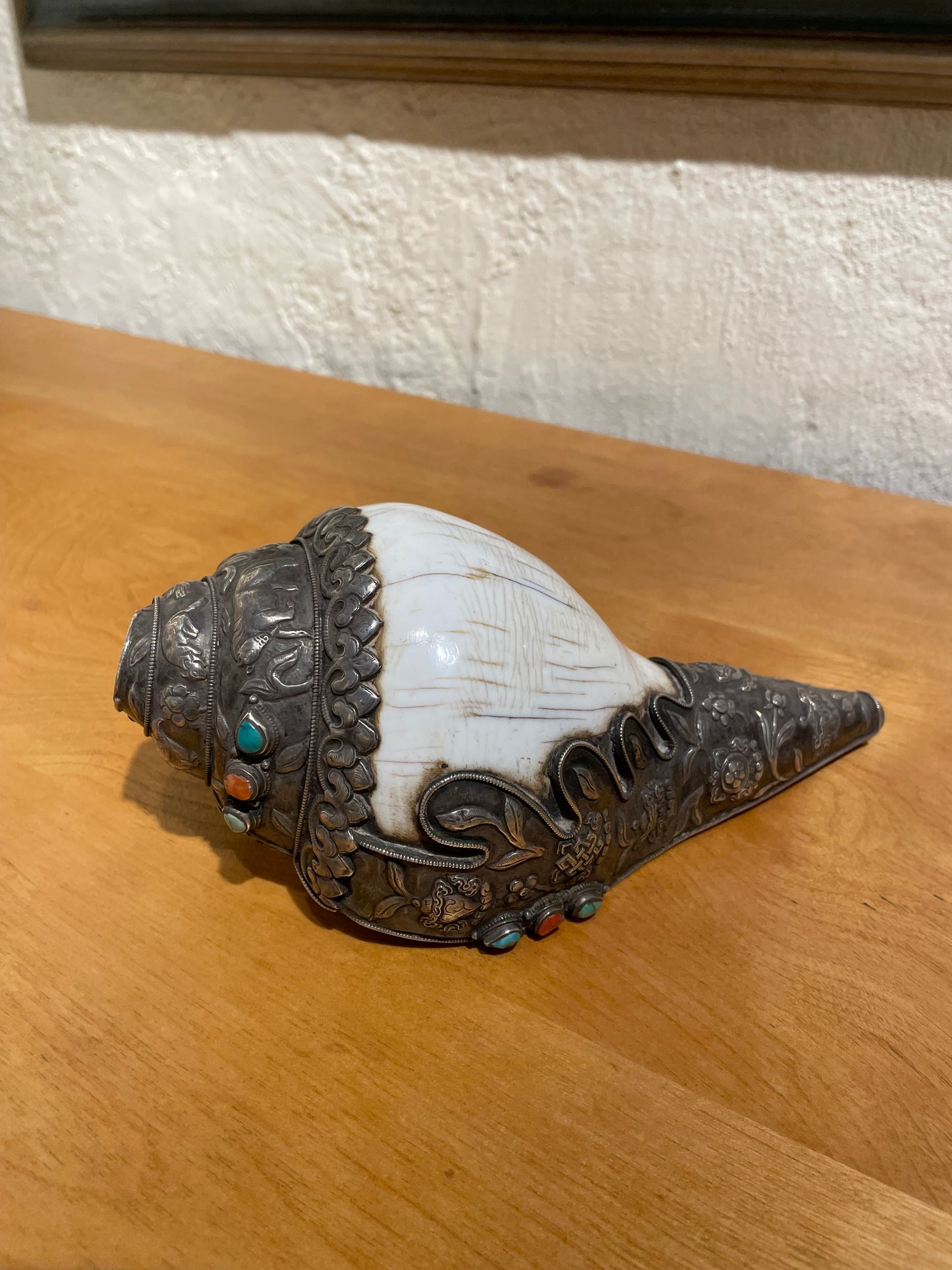 Decorated Conch Shell
